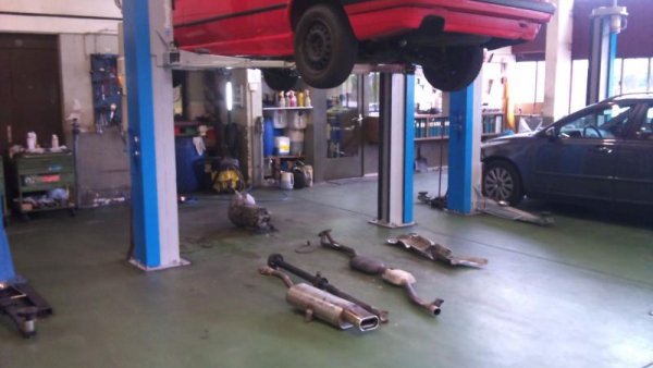 Getriebe, Diff und Kat wechsel