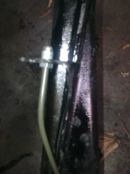 die neue bremsleitung