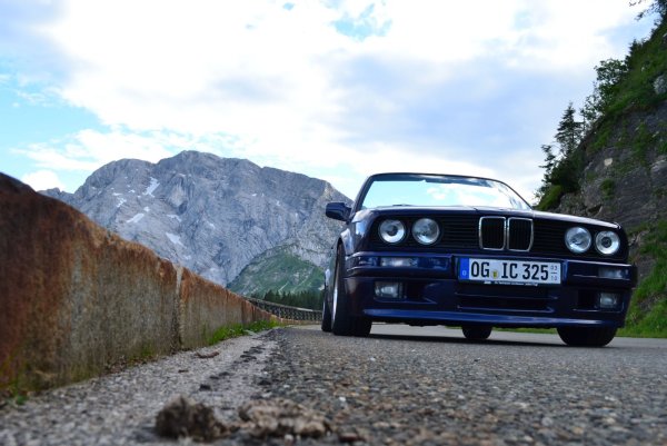 E30 Cabrio in den Alpen (Garmisch-Partenkirchen)