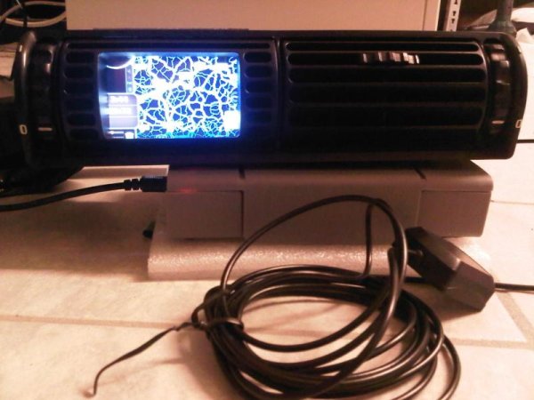 Frontansicht Digi-Anzeige E34<br><br>Navigationssystem