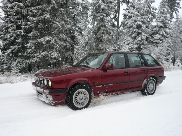 BMW 325iX Touring im Schwarzwald 27.12.2014
