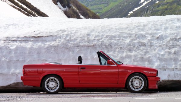 BMW 335i Cabrio Oberalppass 06.06.2015