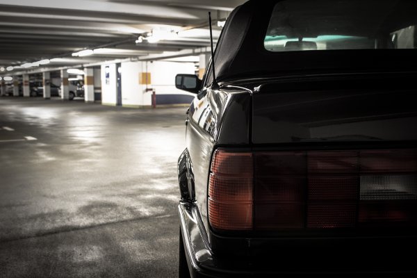 E30 318i Cabrio Tiefgaragen Shooting