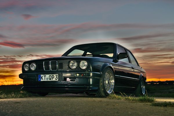 sonnenuntergang und e30 ;)