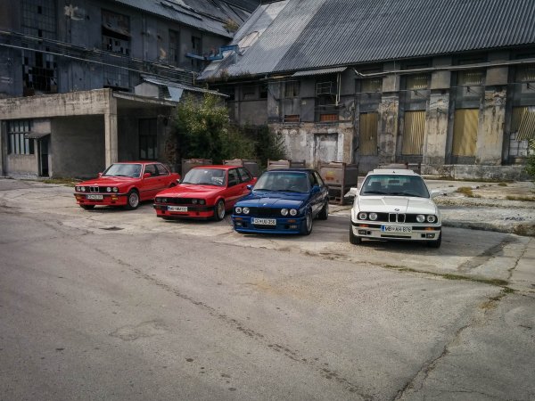 Treffen im industriegebiet