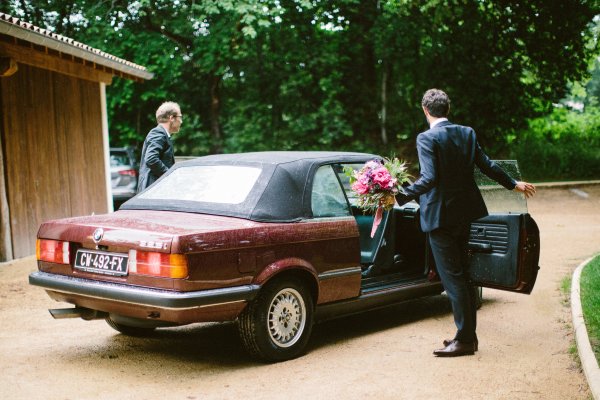 325i Cabrio burgundrot
