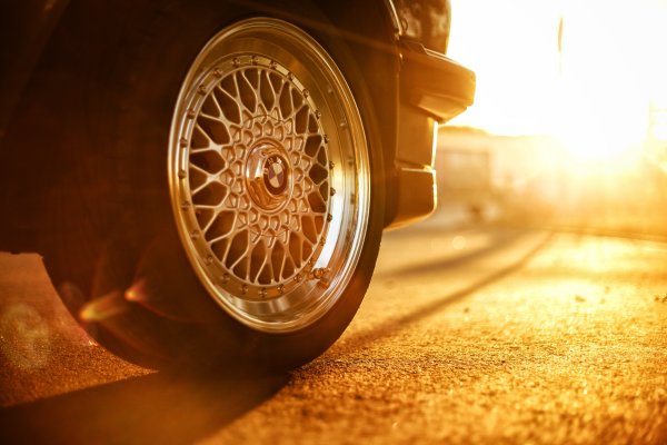 Sonnenuntergang Felge