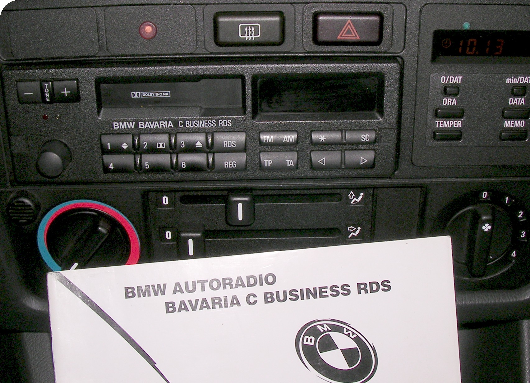 BMW Bavaria C Electronic Original Neu Zierblende Blende Rarität Cover Radio