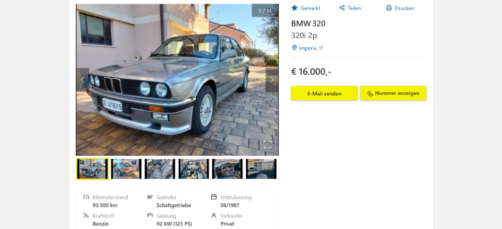 Screenshot 2025-02-11 at 11-38-12 BMW 320 Limousine in Grau gebraucht in imperia für € 16.000 -.png