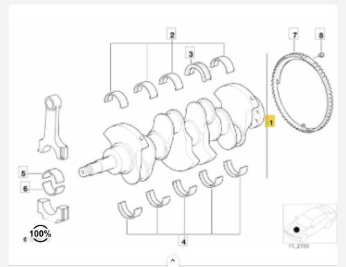 Mehr Informationen zu "M44B19 Kurbelwelle"