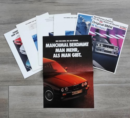 Mehr Informationen zu "BMW E30 Prospekte"